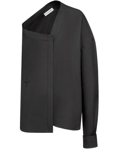 Dior Asymmetric Shirt - Black
