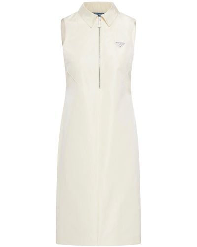 Prada Dress Faille - White