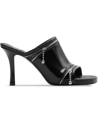 Burberry Sandals Shoes - Black