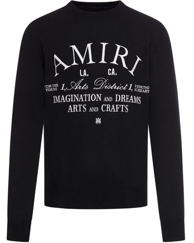 Amiri Embroidered Jumper - Black