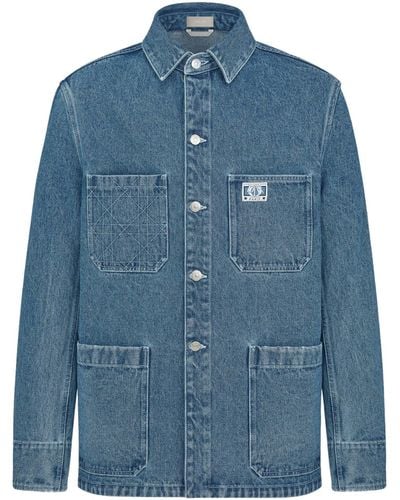 Dior Dior Charm Shirt Jacket - Blue