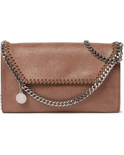 Stella McCartney Falabella Shoulder Wallet Bag - Brown