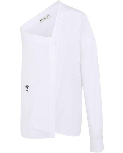 Dior Asymmetric Shirt - White