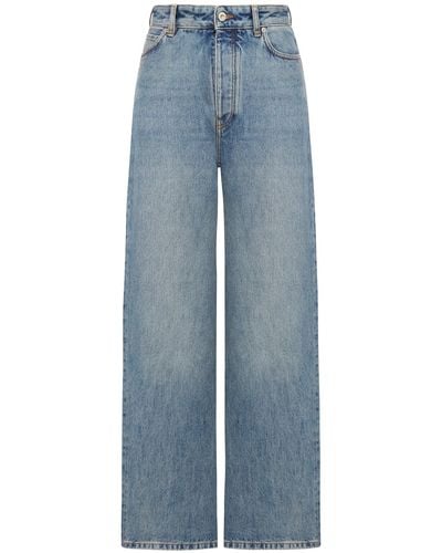 Loewe High Waisted Jeans - Blue