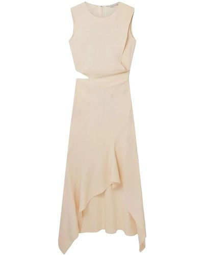 Stella McCartney MAXI ABITO CUT-OUT - Neutro