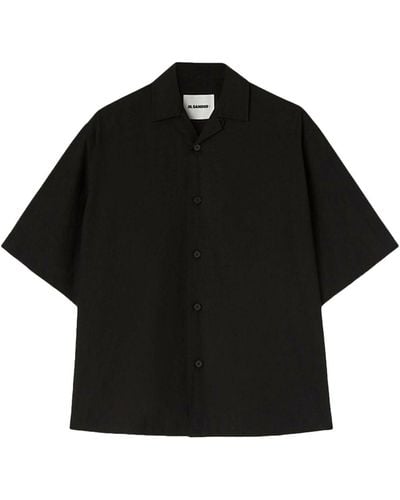 Jil Sander Short-sleeved Shirt - Black