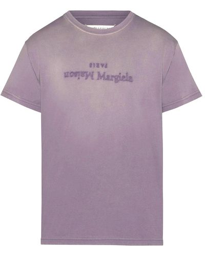 Maison Margiela T-Shirts - Purple