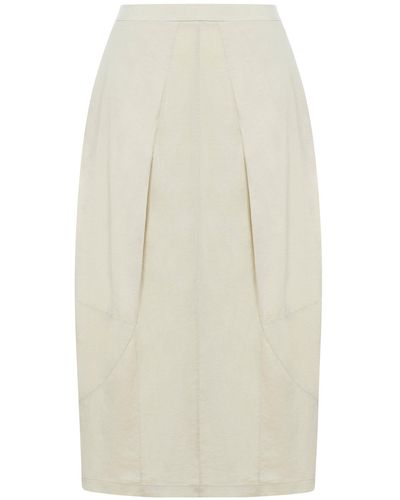 Transit Cotton Blend Skirt - White