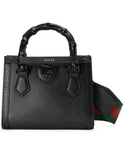 Gucci Diana Mini Shopping Bag - Black