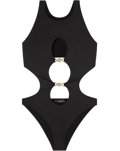 Versace Costume intero in lycra - Nero