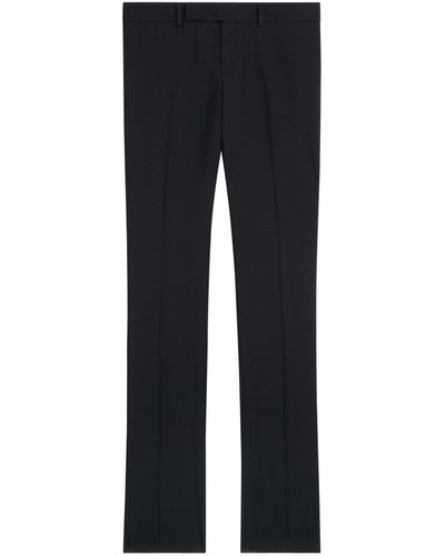 Celine Dylan Smoking Pants In Black Mohair And Silk