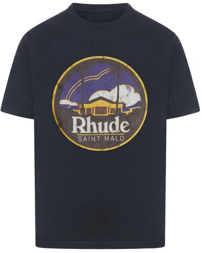 Rhude Saint malo t-shirt - Blu