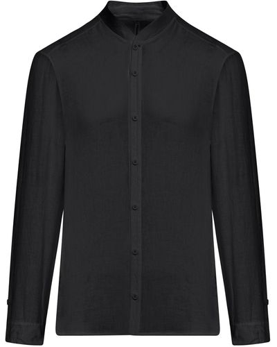 Transit Shirt In Linen - Black