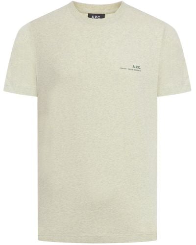 A.P.C. Cotton T-shirt - Natural
