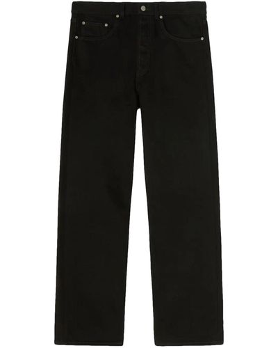 Palm Angels Jeans slim con ricamo - Nero