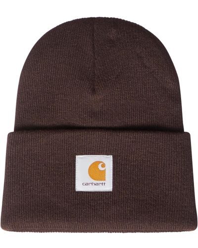 Carhartt Watch Hat In Acrylic Knit - Brown