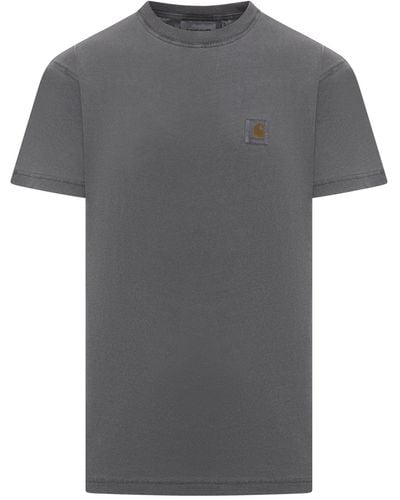 Carhartt S/s Nelson T-shirt - Grey