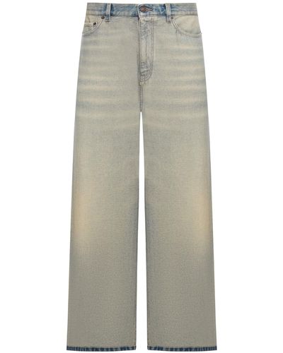 Balenciaga Regular & Straight Leg Pants - Gray