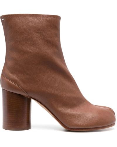 Maison Margiela Tabi 80mm Ankle Boots - Brown