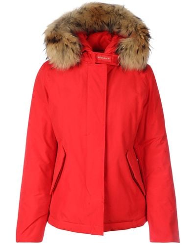 Woolrich Short Arctic Parka - Red