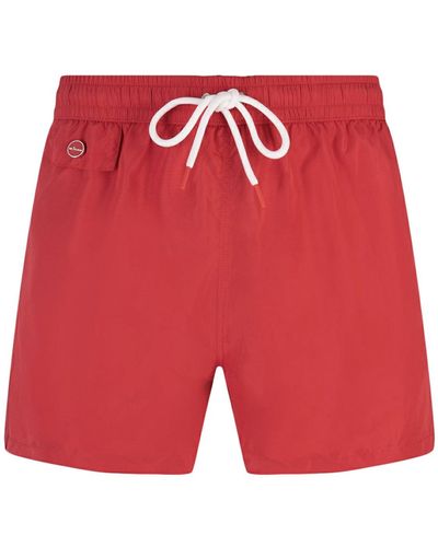 Kiton Shorts da mare - Rosso
