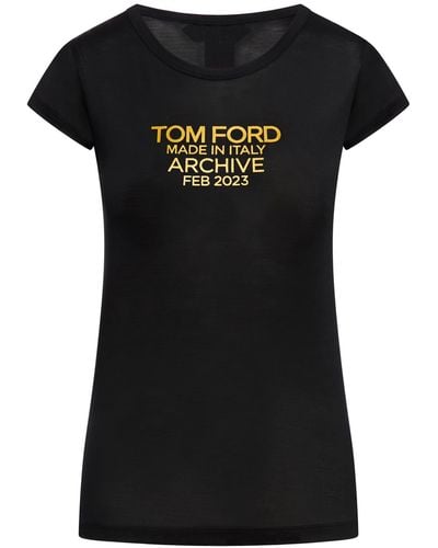 Tom Ford T-SHIRT CON LOGO - Nero