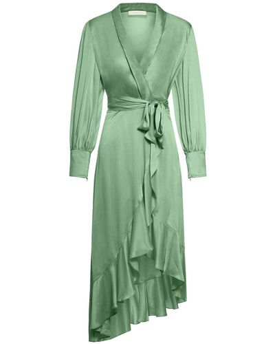 Zimmermann Midi Dresses - Green
