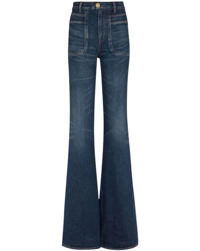 Balmain Flared Jeans - Blue