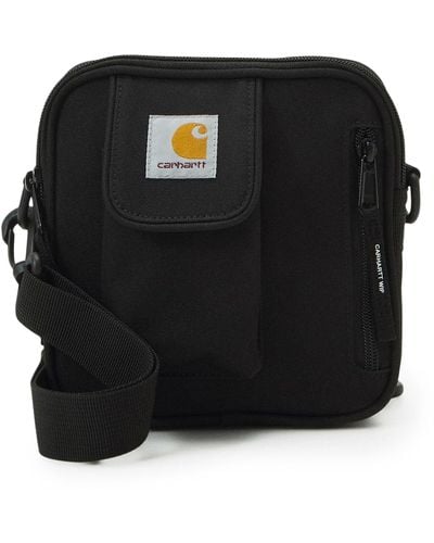 Carhartt Essentials Small Shoulder Bag In Recycled Nylon - Black