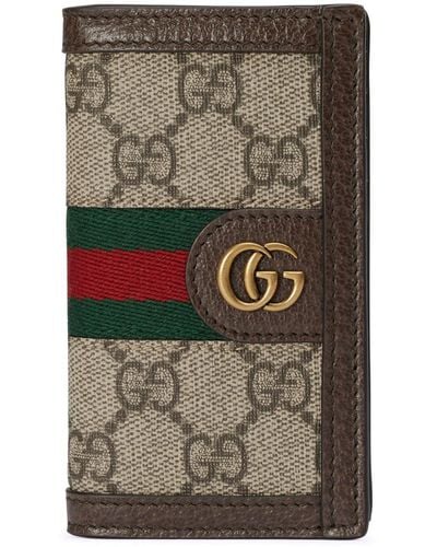 Gucci PORTACARTE OPHIDIA GG - Grigio