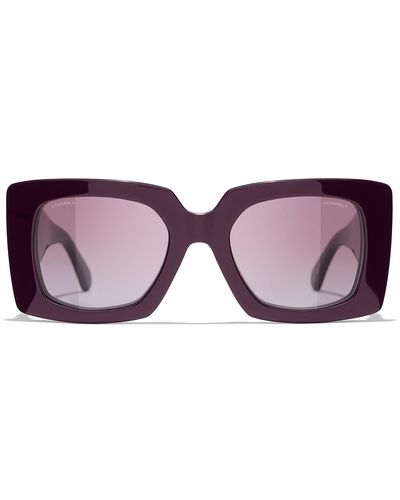 Chanel Sunglass Square Sunglasses CH5480H - Schwarz
