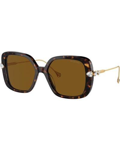Swarovski Sunglasses Sk6011 - Black
