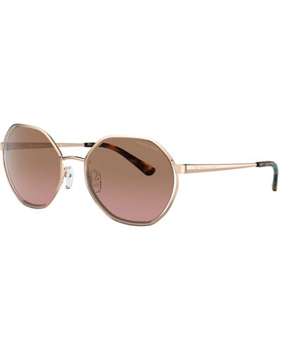 Michael Kors Mk1072 Porto Irregular-frame Sunglasses - Pink