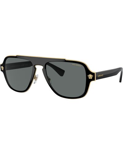 Versace Polarized Sunglasses - Black