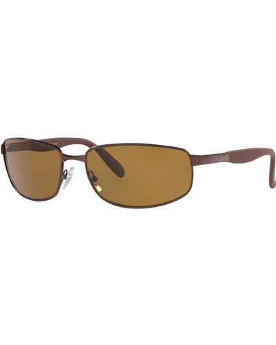 Ray-Ban RB3254 Gafas de sol Marrón Montura Marrón Lentes polarizados 61-16 - Negro