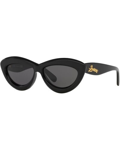 Loewe Sunglass Curvy Lw40096i - Black