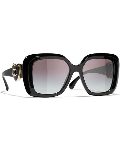 Chanel Sunglass Square Sunglasses CH5518 - Schwarz