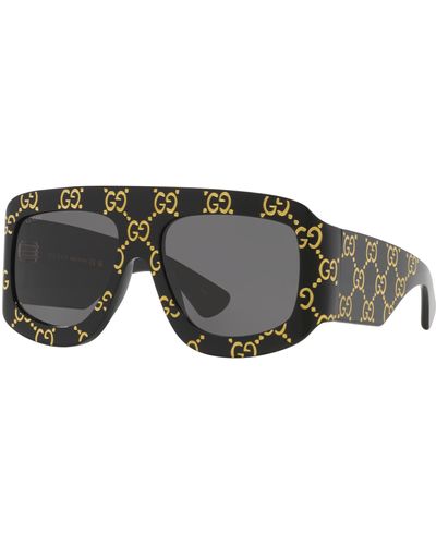Gucci Stylische gg0983s sonnenbrille - Schwarz