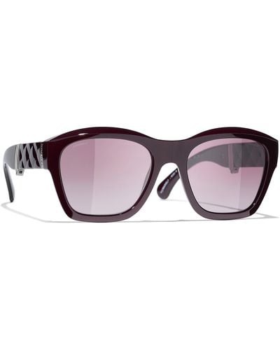 Chanel Sunglass Square Sunglasses CH6055B - Noir