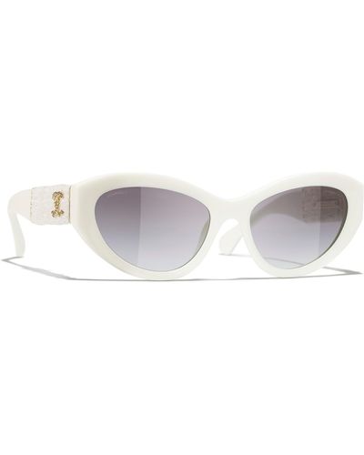 Chanel Sunglass Cat Eye Sunglasses CH5513 - Schwarz