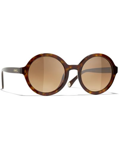Chanel Sunglass Round Sunglasses CH5522U - Noir