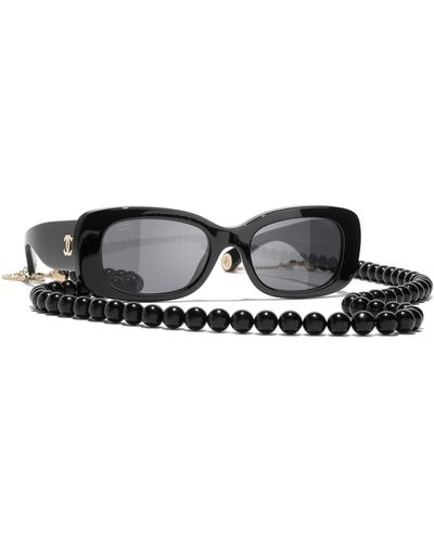 Chanel Sunglass Rectangle Sunglasses CH5488 - Noir