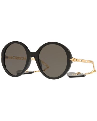 Gucci GG0726S-005 56 Sunglass WOMAN ACETATE - Schwarz