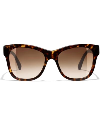 Chanel Sunglass Square Sunglasses CH5380 - Schwarz