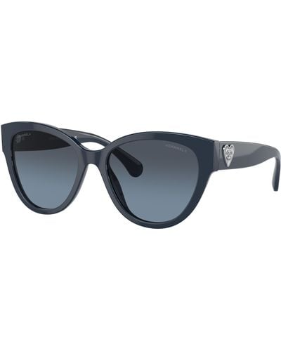 Chanel Sunglass Butterfly Sunglasses CH5477 - Noir