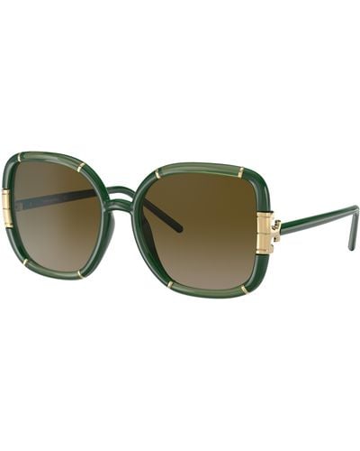 Tory Burch Sunglasses, Ty9071u - Green