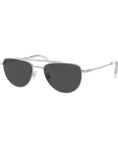 Swarovski Sunglasses Sk7007 - Black