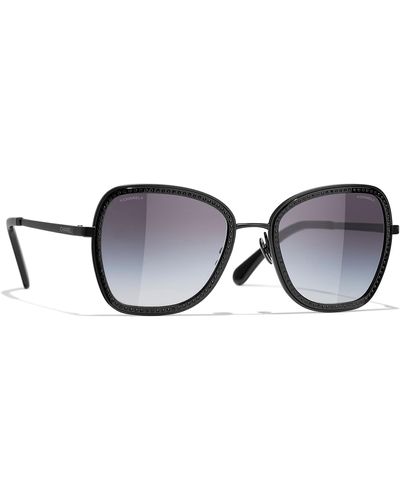 Chanel Sunglass Square Sunglasses Ch4277b - Black