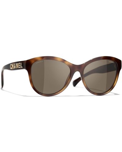 Chanel Sunglass Butterfly Sunglasses CH5458 - Noir