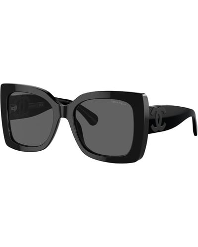 Chanel Sunglass Square Sunglasses CH5494 - Noir